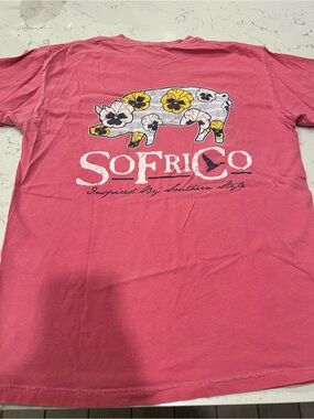 Southern Fried Cotton Pocket T‑Shirt - Pink - Medium